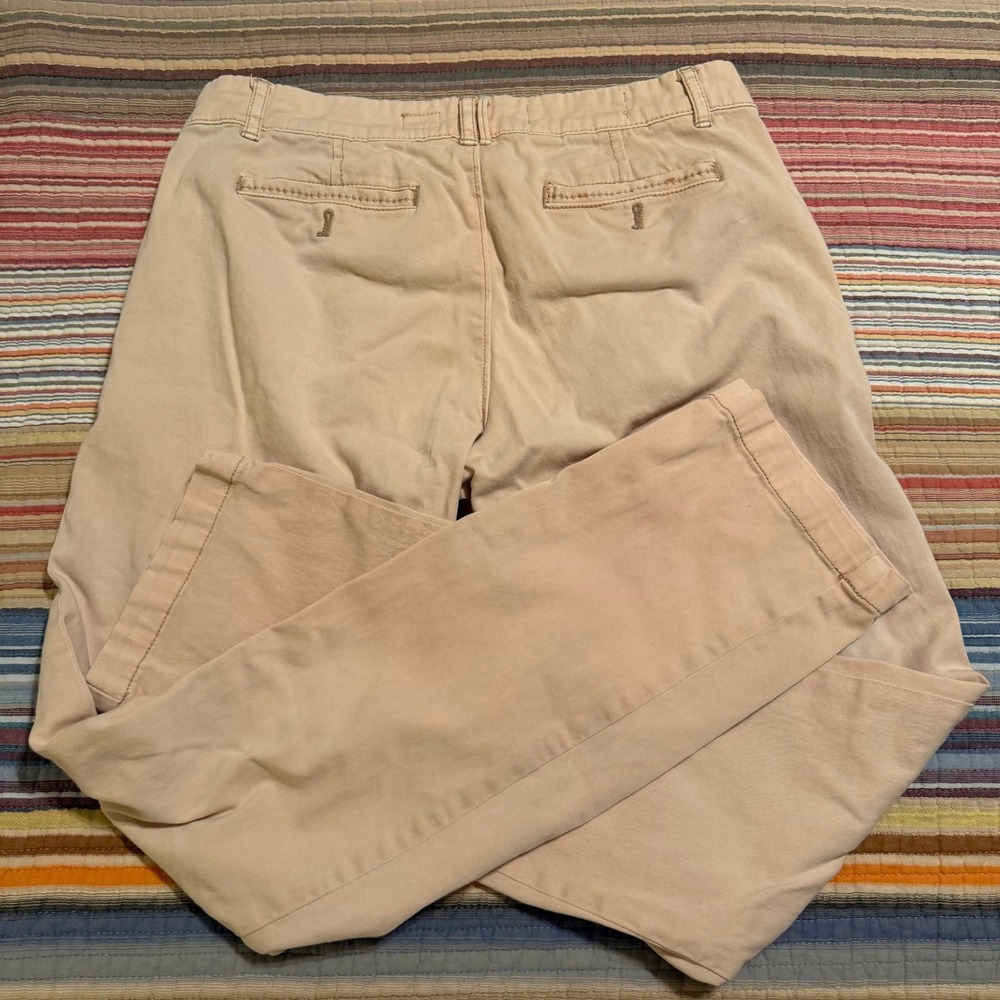 Pilcro and the Letterpress Anthropologie Hyphen Chino Pants Peach Size 28